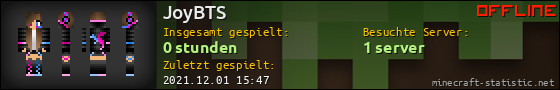 Benutzerleisten 560x90 für JoyBTS