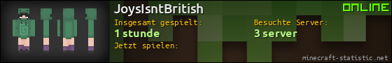 Benutzerleisten 560x90 für JoysIsntBritish