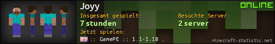Benutzerleisten 560x90 für Joyy