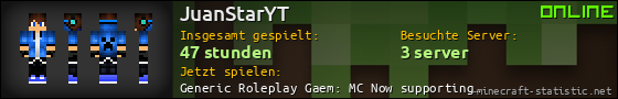 Benutzerleisten 560x90 für JuanStarYT