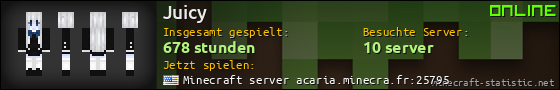 Benutzerleisten 560x90 für Juicy