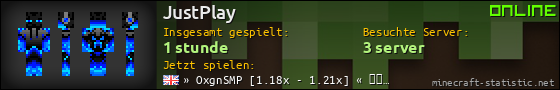 Benutzerleisten 560x90 für JustPlay