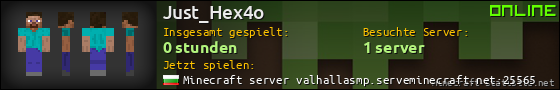 Benutzerleisten 560x90 für Just_Hex4o
