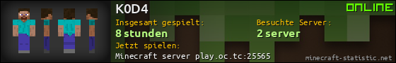 Benutzerleisten 560x90 für K0D4