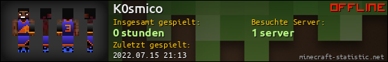 Benutzerleisten 560x90 für K0smico