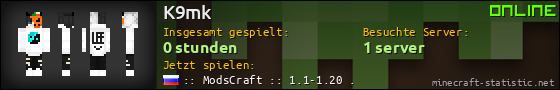 Benutzerleisten 560x90 für K9mk