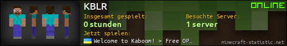 Benutzerleisten 560x90 für KBLR