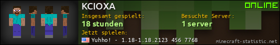 Benutzerleisten 560x90 für KCIOXA