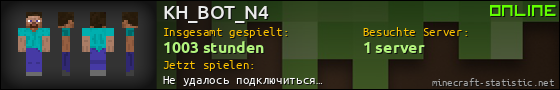 Benutzerleisten 560x90 für KH_BOT_N4