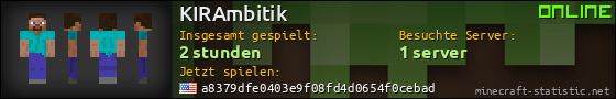Benutzerleisten 560x90 für KIRAmbitik