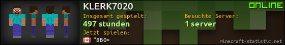 Benutzerleisten 560x90 für KLERK7020