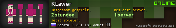 Benutzerleisten 560x90 für KLawer
