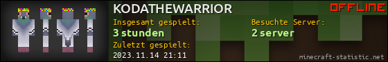 Benutzerleisten 560x90 für KODATHEWARRIOR