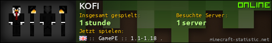 Benutzerleisten 560x90 für KOFI