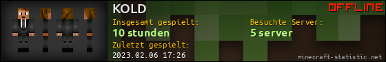 Benutzerleisten 560x90 für KOLD