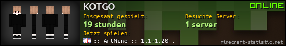 Benutzerleisten 560x90 für KOTGO
