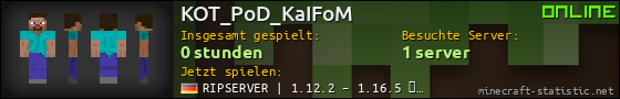 Benutzerleisten 560x90 für KOT_PoD_KaIFoM