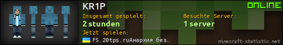 Benutzerleisten 560x90 für KR1P