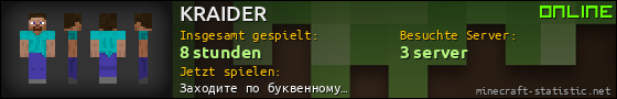 Benutzerleisten 560x90 für KRAIDER