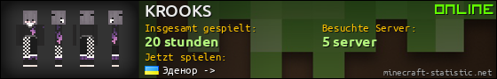 Benutzerleisten 560x90 für KROOKS