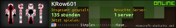 Benutzerleisten 560x90 für KRow601