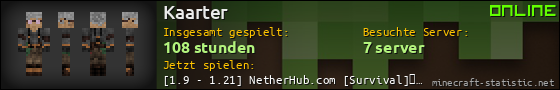 Benutzerleisten 560x90 für Kaarter