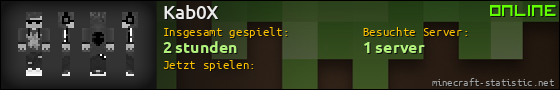 Benutzerleisten 560x90 für Kab0X