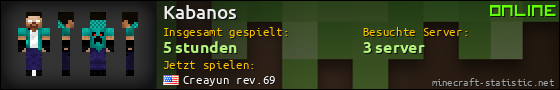 Benutzerleisten 560x90 für Kabanos