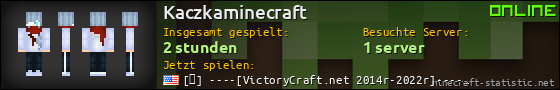 Benutzerleisten 560x90 für Kaczkaminecraft