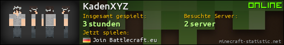 Benutzerleisten 560x90 für KadenXYZ