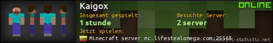 Benutzerleisten 560x90 für Kaigox