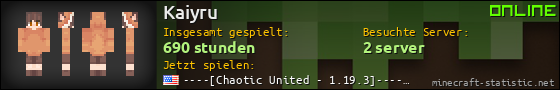 Benutzerleisten 560x90 für Kaiyru