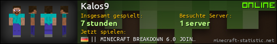 Benutzerleisten 560x90 für Kalos9