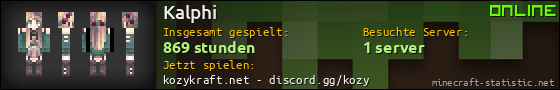 Benutzerleisten 560x90 für Kalphi