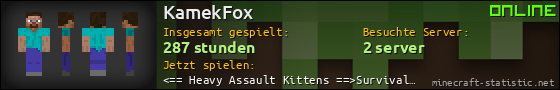 Benutzerleisten 560x90 für KamekFox