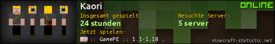 Benutzerleisten 560x90 für Kaori