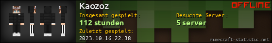 Benutzerleisten 560x90 für Kaozoz