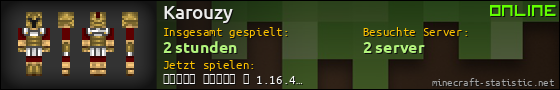 Benutzerleisten 560x90 für Karouzy