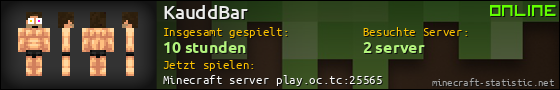 Benutzerleisten 560x90 für KauddBar