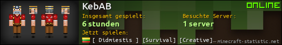 Benutzerleisten 560x90 für KebAB