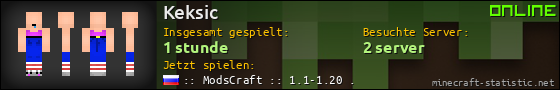 Benutzerleisten 560x90 für Keksic
