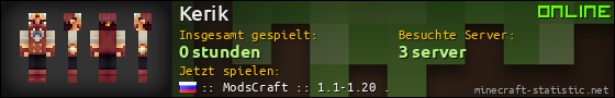 Benutzerleisten 560x90 für Kerik