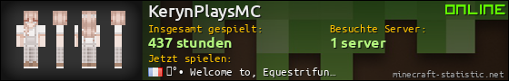 Benutzerleisten 560x90 für KerynPlaysMC