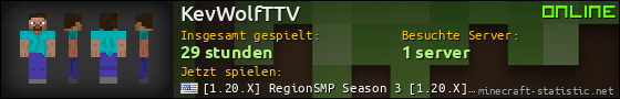 Benutzerleisten 560x90 für KevWolfTTV