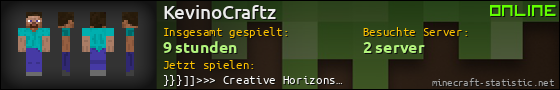 Benutzerleisten 560x90 für KevinoCraftz