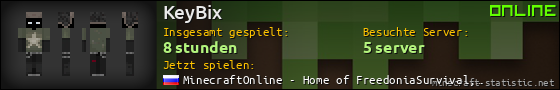 Benutzerleisten 560x90 für KeyBix