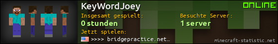 Benutzerleisten 560x90 für KeyWordJoey