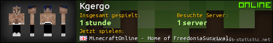 Benutzerleisten 560x90 für Kgergo