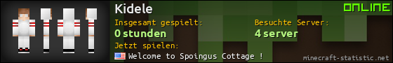 Benutzerleisten 560x90 für Kidele