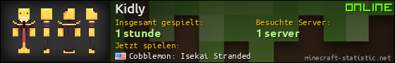 Benutzerleisten 560x90 für Kidly